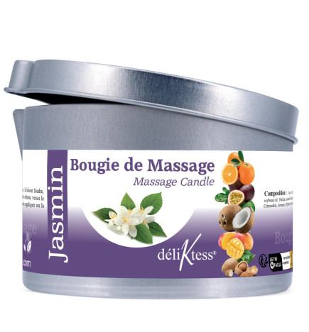 Bougie de massage Végétale au Jasmin 190 ml