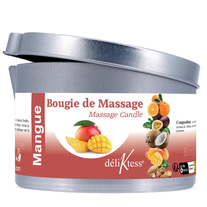 Bougie de massage Végétale à la Mangue 190 ml
