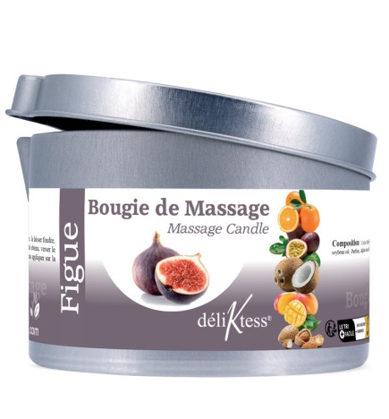 Bougie de massage Végétale à la Figue 190 ml