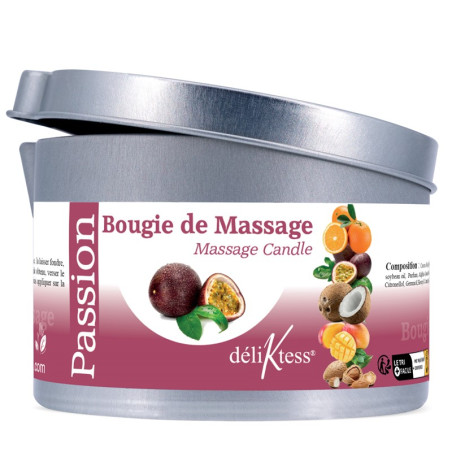 Bougie de massage Végétale à la Passion190 ml