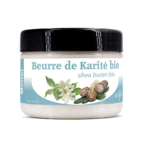 Beurre de karité bio au Monoï 250 g