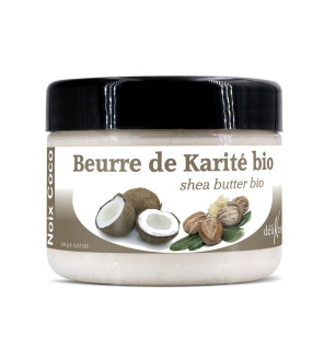 Beurre de karité bio à la noix de coco 250 g