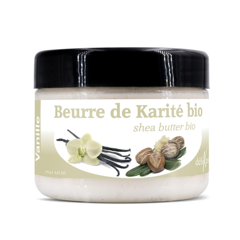 Beurre de karité bio à la Vanille 250 G