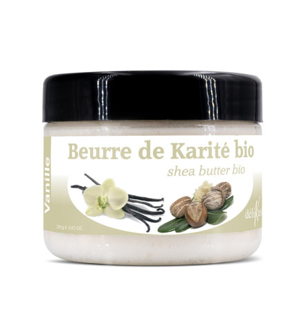 Beurre de karité bio à la Vanille 250 g